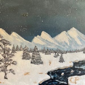 River dancing in snow